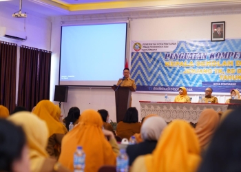 Wako Pontianak Minta Sekolah Ciptakan Lingkungan Hijau Agar Anak Didik Betah Belajar