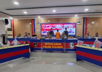 Polisi Gerebek Kapal Pengebom Ikan di Perairan Sambas Kalimantan Barat