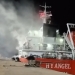 Kapal HY Angel Panama Terbakar saat Sandar di Pelabuhan Kijing