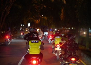 Cegah Aksi Premanisme di Kubu Raya, Polisi dan TNI Gelar Patroli Skala Besar