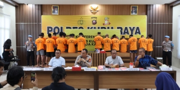 Tujuh Pengedar Sabu Diamankan Polres Kubu Raya, 2 Diantaranya Residivis
