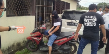 Polres Sambas Gelar Rekonstruksi Menantu Bunuh Mertua