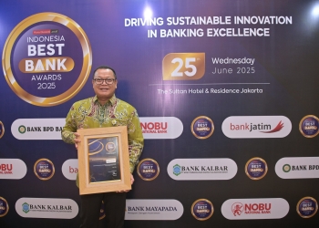 Bank Kalbar Raih Penghargaan Indonesia Best Bank 2025, Rokidi: Penguatan Ekonomi Lokal Jadi Fokus Utama