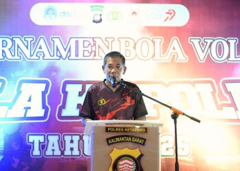 Wabup Ketapang Resmi Tutup Kejuaraan Bola Voli Kapolres Cup 2025