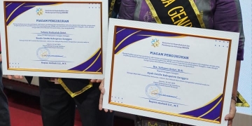 Resmi Dikukuhkan Jadi Ayah-Bunda Genre Kabupaten Sanggau