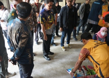 Bahasan dan Satgas Pangan Sidak Distributor Beras, Pastikan Takaran Sesuai Standar