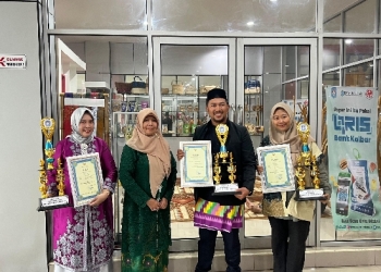 UMKM K2CK Binaan PLN UIP KLB Raih Peringkat 1 di Ajang UMKM Berprestasi dengan Produk “Serundeng Tradisional 3 Dare”