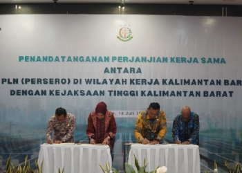 PLN UIP KLB dan Kejati Kalbar Perkuat Sinergi Penegakan Hukum dengan Penandatanganan Perjanjian Kerjasama Serentak se-Indonesia