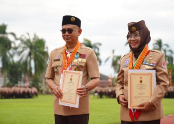 Dedikasi untuk Pramuka, Edi Kamtono Raih Lencana Melati di Apel Besar Hari Pramuka ke-64