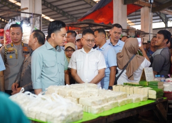 Edi Kamtono Dampingi Wapres Gibran Tinjau Pasar Flamboyan Pontianak