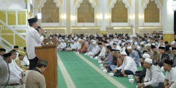 Wabup Jamhuri Amir Hadiri Peringatan Maulid Nabi Muhammad di Masjid Agung Al-Ikhlas