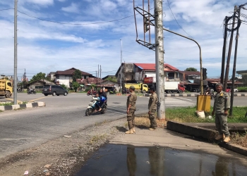Jaga Tibum, Satpol PP Pontianak Perkuat Patroli di Simpang Traffic Light