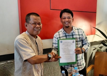 Kolaborasi Akademik dan Dunia Jurnalistik, Prodi KPI STAI Al-Haudl Ketapang dan AJK Teken MoU