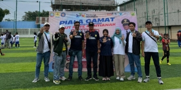 PLN UPT Pontianak dan Kecamatan Pontianak Utara Gelar Turnamen Mini Soccer Usia Dini