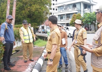 Pembangunan Trotoar di Teuku Umar hingga HOS Cokroaminoto Rampung Desember Ini