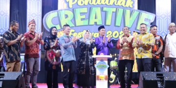 Pontianak Creative Festival 2025 Resmi Bergulir di Jalan Diponegoro