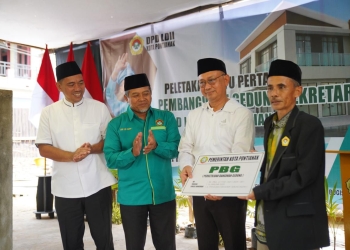 Wako Edi Kamtono Hadiri Peletakan Batu Pertama Pembangunan Sekretariat LDII Kota Pontianak