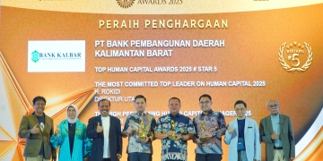 Bank Kalbar Sabet Tiga Penghargaan Bergengsi Sekaligus pada Ajang Top Human Capital Awards 2025