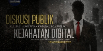 Awak Pontianak Gelar Diskusi Publik Kejahatan Digital bersama Narasumber Kompeten