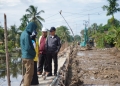 Wali Kota Tinjau Progres Pembangunan Turap Parit Sungai Jawi Pal Lima
