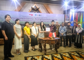 BFU China MoU dengan Fahutan Untan dan UNU Kalbar
