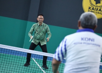 Edi Kamtono Resmikan Lapangan Pickleball, Dorong Kebiasaan Hidup Aktif Warga Pontianak
