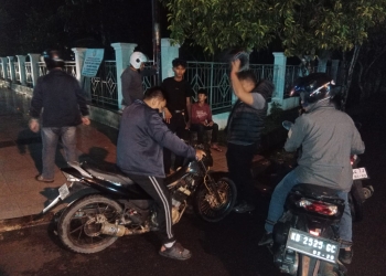 Polsek Delta Pawan Tertibkan Balap Liar, 39 Motor Diamankan