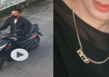 Aksi Jambret di Jalan Dr. Wahidin Pontianak Terekam CCTV