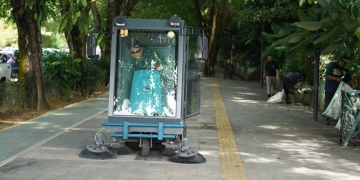 Maksimalkan Kebersihan Kota, Pemkot Pontianak Lengkapi Kendaraan Penyapu Trotoar dan Jalan