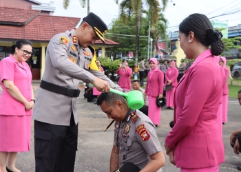 66 Personel Polres Ketapang Terima Kenaikan Pangkat Periode 1 Januari 2026