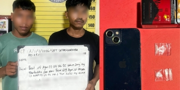 Nekat Pesta Sabu di Wilayah Hukum Kubu Raya, Dua Pemuda Diciduk Tim Labubu