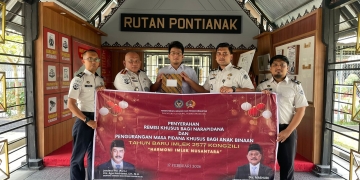 Sejumlah Warga Binaan Dapat Remisi Khusus Imlek dari Kanwil Ditjenpas Kalbar, Satu Orang Langsung Bebas