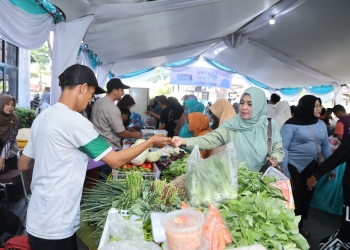 PKK Pontianak Gelar Pasar Murah, Kader Posyandu Terbantu